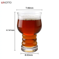 Verres à boire irréguliers en verre sodalime écologique réutilisable pour bière de blé, vin et whisky, personnalisation en gros, prix d'usine