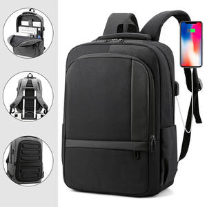 Sac à dos intelligent personnalisé, décontracté, sportif, pour hommes, Mochilas, noir, extérieur, imperméable, école, charge USB, sac à dos pour ordinateur portable - Product Image 2