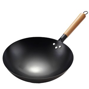 Woks y Sartenes de Hierro Fundido Ligeros <span class=keywords><strong>con</strong></span> Mango de Madera para <span class=keywords><strong>Cocinar</strong></span> <span class=keywords><strong>en</strong></span> Cocina de Gas e <span class=keywords><strong>Inducción</strong></span> - Product Image 6
