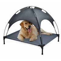 Tente de Camping Portable en plein air, lit de plage Durable 600D Oxford, lit pour animaux de compagnie, tente pour chien surélevée avec auvent