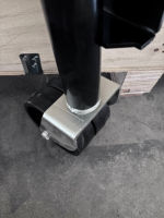 Plaque de roulettes jockey en acier double de 6 pouces, 1500 LBS, neuve, sur mesure, avec trous pour levier de roue de pneu PP