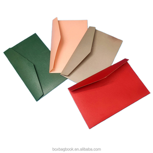 RTS đặt hàng nhỏ giá rẻ Tùy chỉnh màu thiệp chúc mừng phong bì Trung Quốc năm mới may mắn tiền đám cưới túi màu đỏ phong bì - Product Image 2