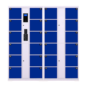 Mobile phone storage cabinet charging cabinet barcode fingerprint safe deposit box electronic locker staff smart storage cabinet