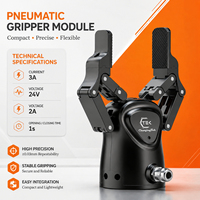 Pince électrique industrielle CTAG2F85, embout robotique haute précision pour l'automatisation du chargement et du déchargement des machines CNC