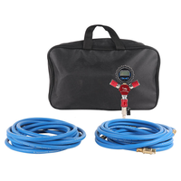 Kit de gonflage de pneus universel 12V avec moniteur de pression des pneus, tuyau d'air de 18 pieds et raccord rapide (jusqu'à 150 PSI)