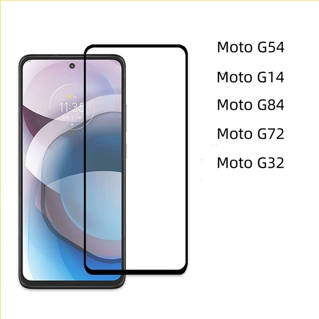 9H Grade AAA Anti-Scratch 2.5D Tempered Glass Screen Protector for Motorola Moto G54 5G G32 G23 G84 G72 G14 EDGE 30 NEO
