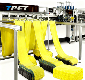 Hoàn toàn tự động đa mảnh khăn Chéo Máy may cho sợi ngang vải dệt kim với chất liệu cao - Product Image 4