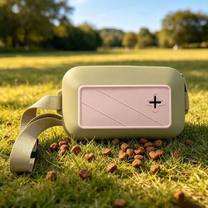 Portable Custom Silicone Dog Harness With Treat <b>Pouch</b> Coin Purse Outdoor - Product Image 2