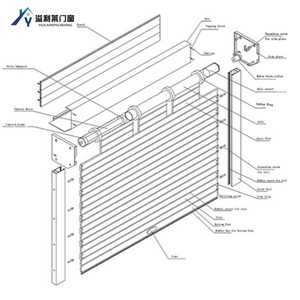 <span class=keywords><strong>Volet</strong></span> <span class=keywords><strong>roulant</strong></span> moderne en alliage d'aluminium, réglable manuel/électronique, horizontal/vertical, pour entrepôt, <span class=keywords><strong>prix</strong></span> usine Chine - Product Image 6