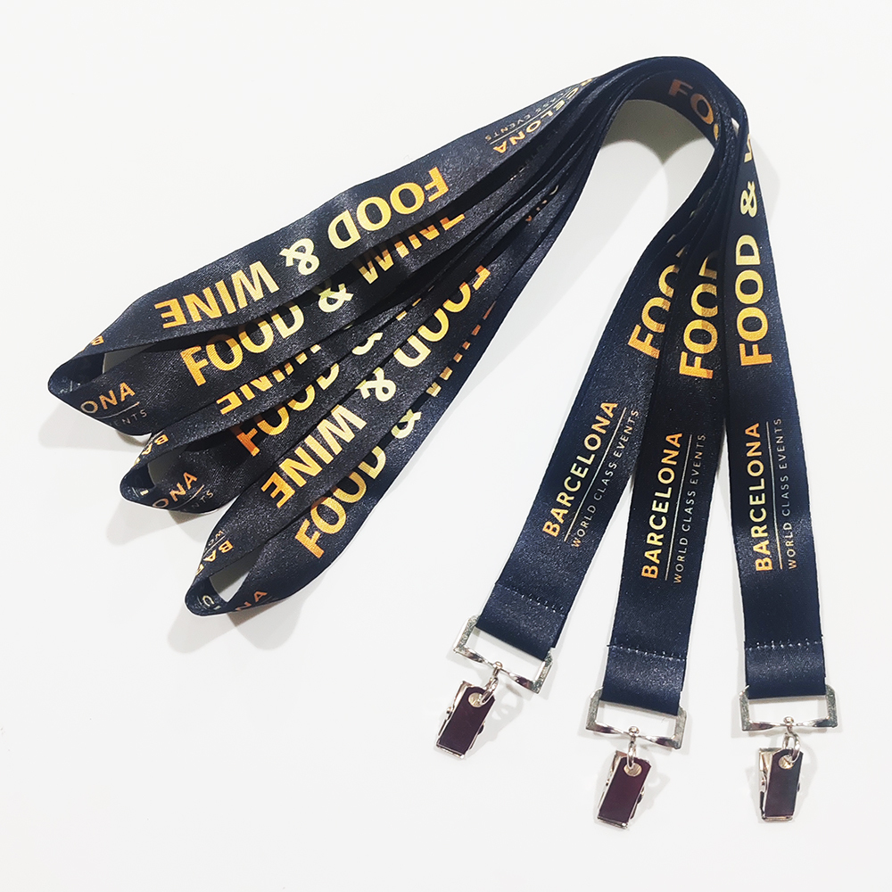Promotional Gift Fashion Satin Lanyards Mobile Phone Case Neck Strap Anti-Lost Accessories Lanyards Image 2