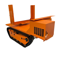 Raupentransporter Raupendumper Gummiketten-Mini-Kompakt-Raupentransporter Elektrischer Ferngesteuerter Transporter Fahrgestell 1 Jahr Garantie Hebei