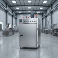 Four de fumage industriel à fumée chaude et froide pour viande, saucisses, jambon, bacon, poisson et viande séchée