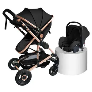 Fornitore della fabbrica della Cina passeggini carrozzina per bambini Kinderwagen 3 En 1 passeggino pieghevole 3 In 1 con seggiolino auto