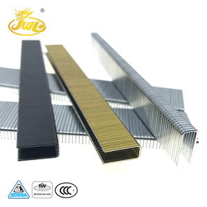 Chine <span class=keywords><strong>En</strong></span> Gros OEM Standard 20GA <span class=keywords><strong>U</strong></span> Type <span class=keywords><strong>Clou</strong></span> Ténacité 4J Agrafes De Meubles - Product Image 3