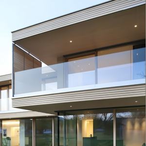 Barandilla de cristal de construcción de seguridad templado precio de fábrica tamaño personalizado barandilla de cristal de color claro para la venta - Product Image 3