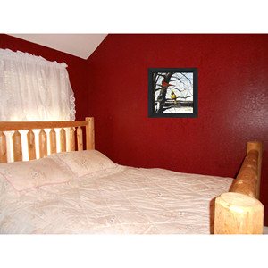 HMS nero incorniciato stampa arte della parete una vista da sopra l'arredamento della casa - Product Image 5