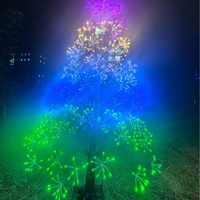 Guirlandes lumineuses colorées 36V pour centres commerciaux, mariages, maisons neuves, décoration RGB à dégradé de couleurs, feux d'artifice, sapins de Noël