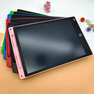 Planche à dessin colorée de 12 pouces, dessin graphique Digital Lcd tablette pour enfants écriture