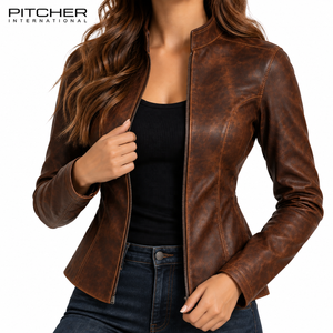 Chaqueta de Piel de Oveja para Mujer al por Mayor para Minoristas Estadounidenses, Chaqueta de Piel de Oveja Genuina para Mujer OEM - Product Image 2