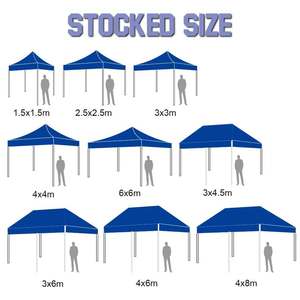 10x10 Foldable Easy-<strong>Pop</strong>-<strong>Up</strong> Trade Exhibition Tent - Portable Outdoor Waterproof Custom Printed 10X10 Advertising Tent - Product Image 2