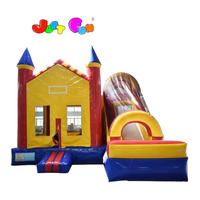 Château gonflable mobile avec toboggan château gonflable pour enfants en vente