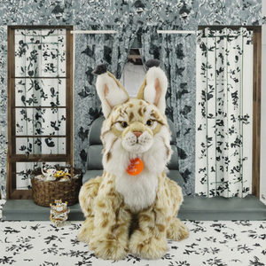 Peluche Personalizzato Gatto Selvatico Lynx, Mascotte Gatto Selvatico, Giocattolo Morbido, OEM ODM, Basso MOQ, Regalo per Feste - Product Image 2