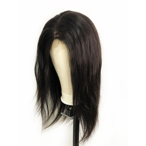 Peluca de cabello humano liso y sedoso para mujer, pelo con cierre frontal de encaje completo, 5x5, 4x4, color rubio - Product Image 5