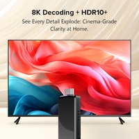 2026 TV98 H313 Dongle IPTV Quad Core, Appareil de streaming 8K, Lecteur multimédia puissant, Internet OTT, Smart Premium, Android 14, Fire TV Stick