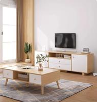 Dareko 2025 en bois minimaliste de haute qualité moderne Style Simple Design Unique meubles d'appartement Table basse en bois naturel
