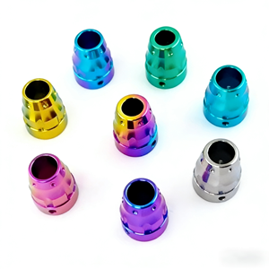 น็อตไทเทเนียมอัลลอยด์หกเหลี่ยมขัดเงาสำหรับรถจักรยานยนต์  แบบยาว  ลายกันลื่น  สีและขนาดตามสั่งจากโรงงาน - Product Image 1