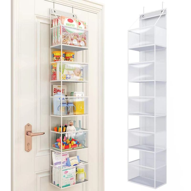 Clear Window PVC 5 Shelf Hanging