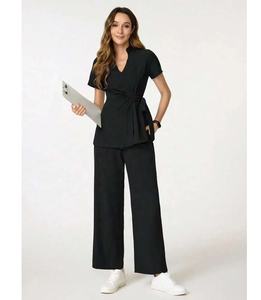 Seragam Salon Kecantikan Profesional dengan Logo Kustom, Seragam Rumah Tangga, Atasan Tunik Fashion, Pakaian Seragam Salon Kecantikan - Product Image 5