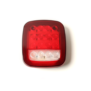 2x16 led 12V màu đỏ/trắng Xe Xe tải Trailer Thuyền dừng/bật/đuôi trở lại lên đảo ngược ánh sáng đèn - Product Image 3