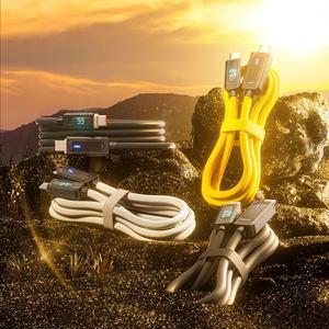 Cable de Carga Tipo C a Tipo C con Pantalla LED Digital de 66W, Cable de Carga Multifunción para Teléfono Móvil - Product Image 5