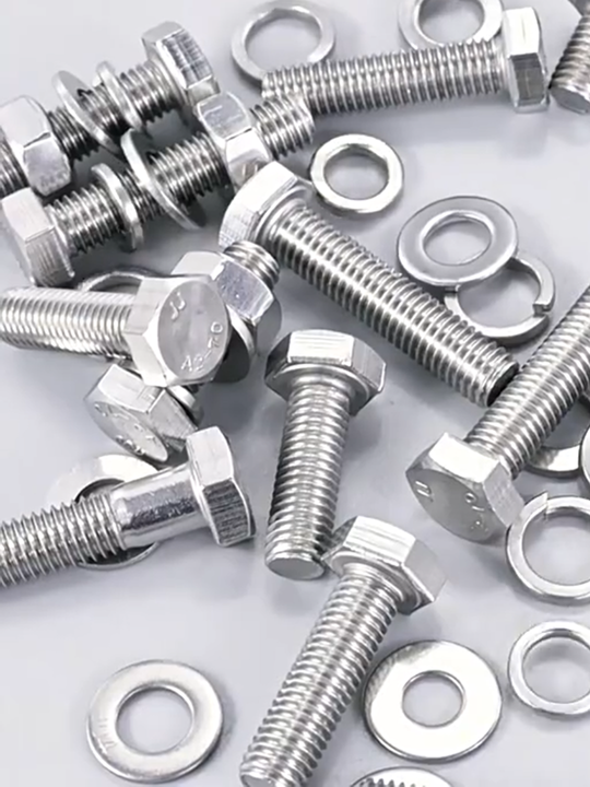 Hexagonal Head Long Bolt Stainless Steel Cap Zinc Plated Screw