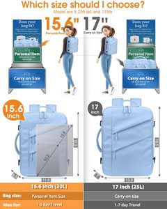 Sac à dos Capolo compatible TSA, grande capacité, ergonomique, 3-en-1, imperméable, pour voyages d'affaires et universitaires - Product Image 5
