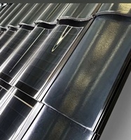 Panneaux solaires photovoltaïques CIGS à film mince 30W en gros, noirs, rouges, verts, pour toitures courbes, efficacité 15,5%, étanches IP67