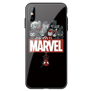 Hot Bán Marvel Siêu Anh Hùng Trường Hợp Tempered Glass Bảo Vệ Trường Hợp Đối Với <span class=keywords><strong>iPhone</strong></span> 12 - Product Image 3