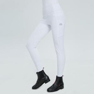 Vêtements OEM pour femmes Pantalons d'entraînement plats en silicone à haute élasticité Pantalons d'équitation Pantalons d'équipement pour chevaux - Product Image 1