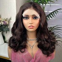 Peluca SDD 5x5 con Cabello Humano 100% Natural, Estilo Rizado y Voluminoso, Alta Densidad