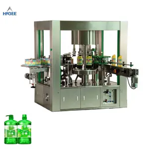 Máquina automática de etiquetado de pegamento de fusión en caliente OPP, para botellas de champú hdpe, aplicador de etiquetas BOPP