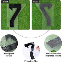 Numéros transformés irrégulièrement, vêtements personnalisés en vrac, autocollants thermiques DTF, logo, vêtements, transfert d'images par sérigraphie