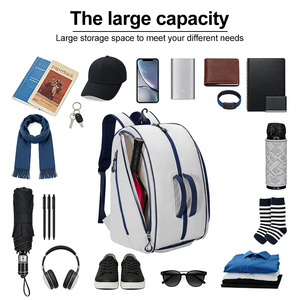 Bolsa de raqueta para exteriores a precio económico, con logo personalizado, bolsa deportiva de fitness, diseño atractivo, muchos estilos en stock, bolsa de gimnasio de lujo para entrenamiento y tenis. - Product Image 2