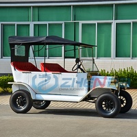 Auto Eléctrico Clásico Zhenda con Certificación CE, 2-5 Asientos, Autonomía de 100 km, 60 km/h, Construcción de Acero Q235B, Precio Bajo, Transporte Especial