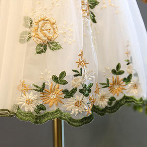 Nuevos Vestidos Modernos Bordados para Niñas, Vestidos de Fiesta con Flores para Niñas, Imágenes de Vestidos para Niñas, Compra Directa de Proveedor Chino - Product Image 4