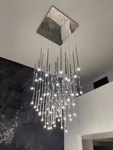 <span class=keywords><strong>Tavolo</strong></span> <span class=keywords><strong>da</strong></span> <span class=keywords><strong>pranzo</strong></span> moderno personalizzabile <span class=keywords><strong>da</strong></span> bar combinare qualsiasi forma di decorazione artistica lungo tubo dritto lampada a sospensione a LED lampadario <span class=keywords><strong>per</strong></span> Hotel - Product Image 5