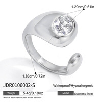 Jewelry for Women European American Stainless Steel Jewelry Rings Niche High-End Bracelets Non-Fading Cross-Border Accessories