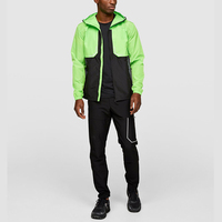 Veste coupe-vent légère imprimée pour le sport, imperméable, anti-transpiration, séchage rapide, extensible dans quatre directions, fermeture éclair intégrale
