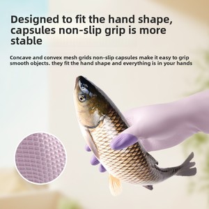 Dishwashing Cleaning Gloves Kitchen Supplies Anti <b>Slip</b> Convenient <b>Long</b> Dishwashing Gloves Reusable Durable Household - Product Image 3