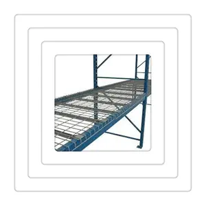 Entrepôt fabriqué en Chine certifié CE / ISO 9001 Treillis métallique en acier galvanisé soudé de taille standard pour le stockage des métaux